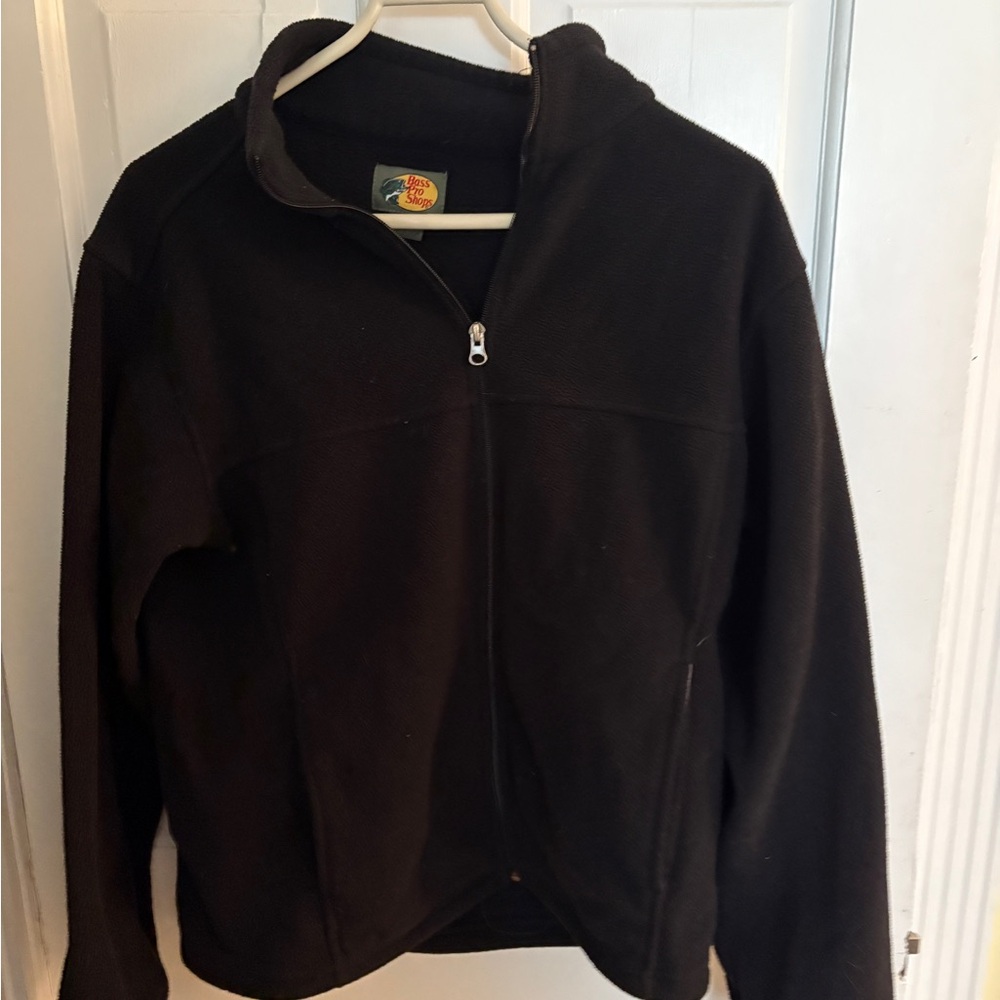 Bass Pro Shops Men's Black Fleece Jacket